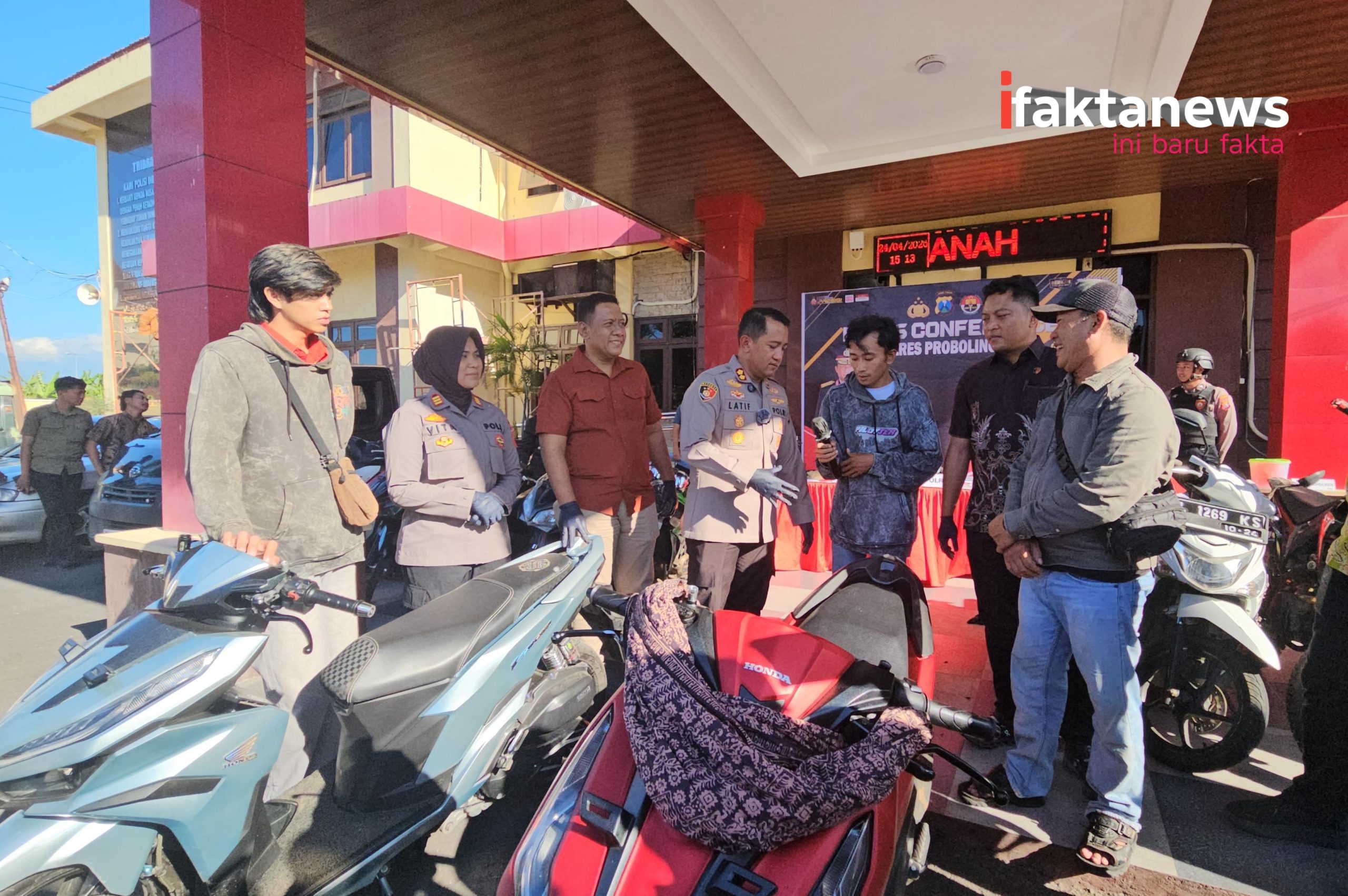 Polres Probolinggo Tangkap Tujuh Tersangka Curas dan Curanmor